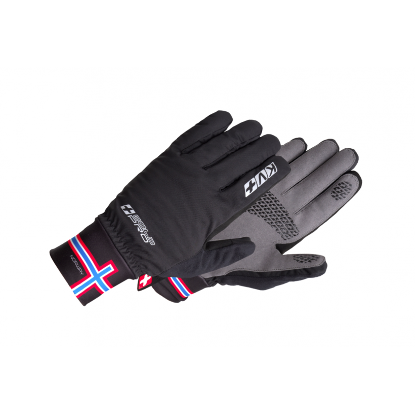 Перчатки KV+ Cold Pro Norway cross country gloves blacked (арт. 21G05.N) - 