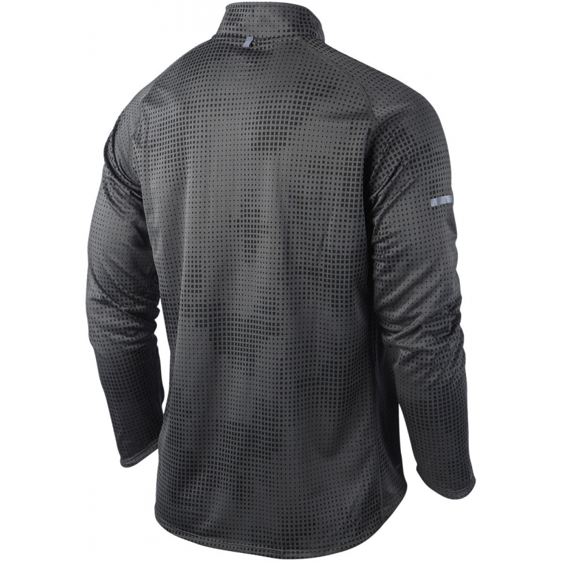 Рубашка Nike Element Jaquard Half-Zip мужская (арт. 519722) - 060 - черный