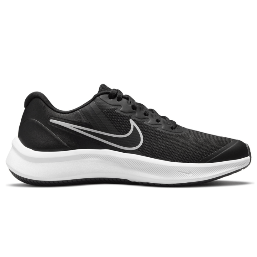 Кроссовки Nike Star Runner 3 GS Black/White детские (арт. DA2776-003) - 