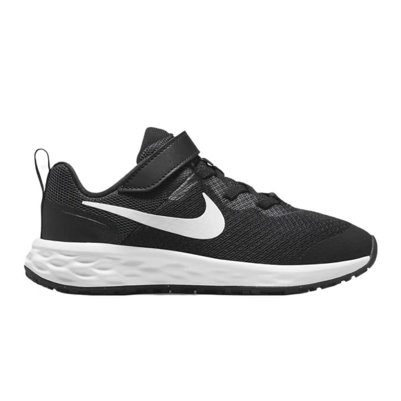 Кроссовки Nike Revolution 6 (PSV) Black/White/Smoke Grey детские (арт. DD1095-003) - 