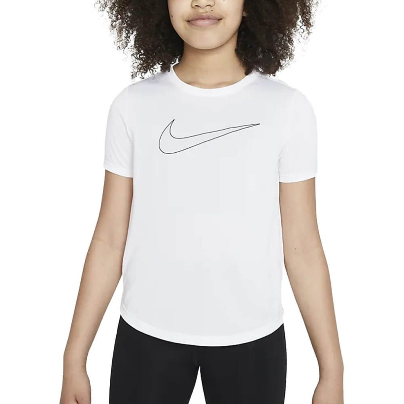 Футболка Nike Dri-FIT White для девочки (арт. DD7639-100) - 