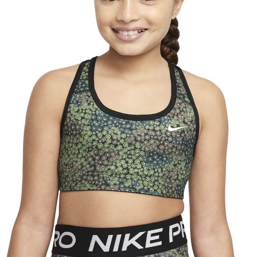 Топы Nike Dri-Fit Swwosh Reversible black/green для девочки (арт. DM8227-010) - 
