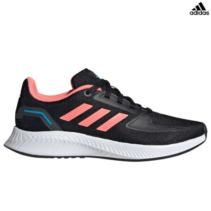 Кроссовки Adidas Runfalcon 2.0 K Black/Acid Red детские (арт. GX3537) - 