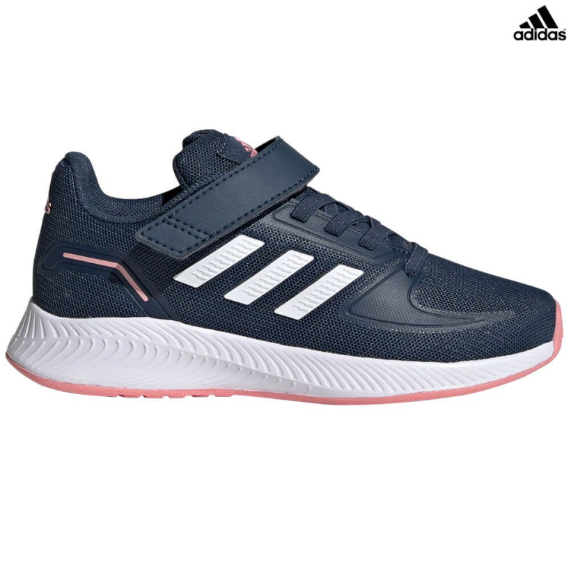 Кроссовки Adidas Runfalcon 2.0 K navy blue/pink детские (арт. GZ7438) - 