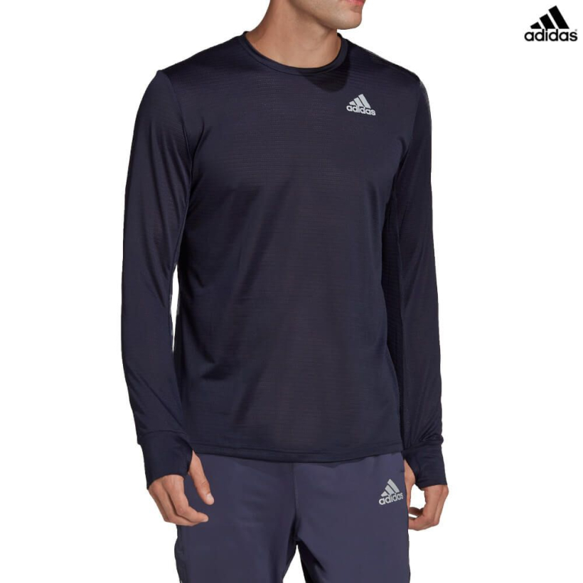 Рубашка Adidas Own the Run Black мужская (арт. HB7443) - 
