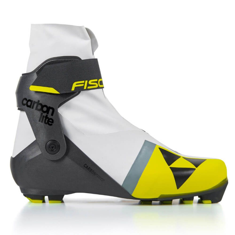 Ботинки Fischer Carbonlite Skate White/Gray/Yellow женские (арт. S11523) - 