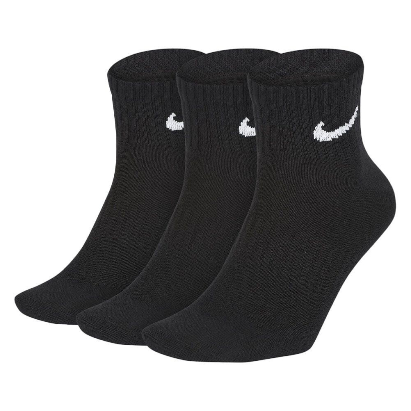 Носки Nike Everyday Lightweight Training Ankle 3 Pairs Black унисекс (арт. SX7677-010) - 