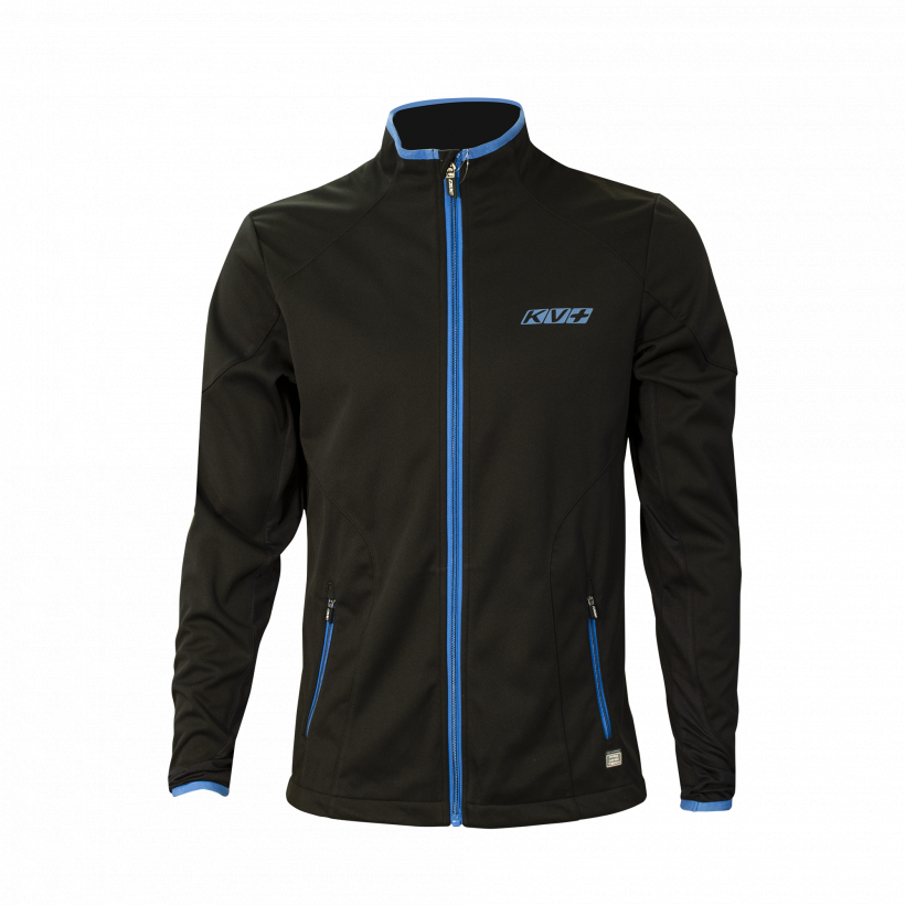 Куртка разминочная KV+ Lahti black/blue подростковая (арт. 21V116.1J) - 