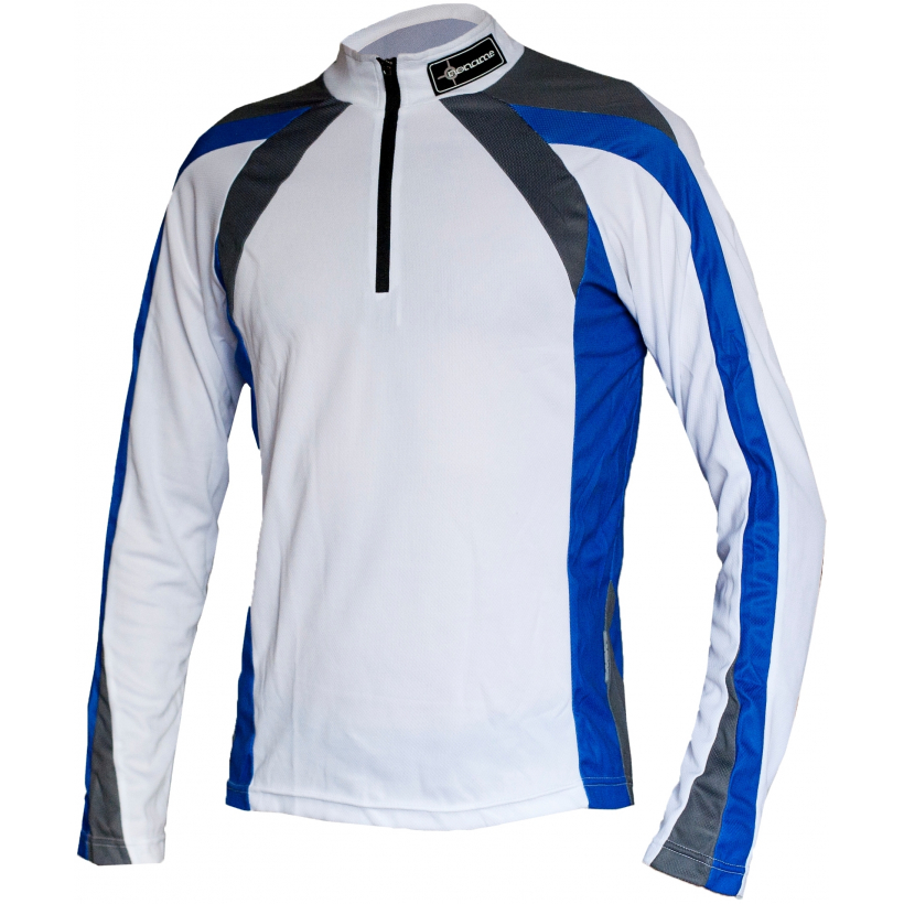 Рубашка, Noname, running, white/blue/grey (арт. NNS0000640) - 