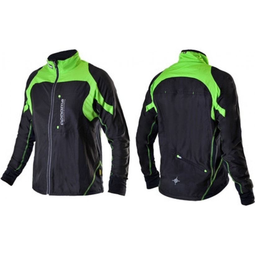 Куртка, Noname, Running jacket 12, black-lime (арт. 00330) - 34358450.jpg