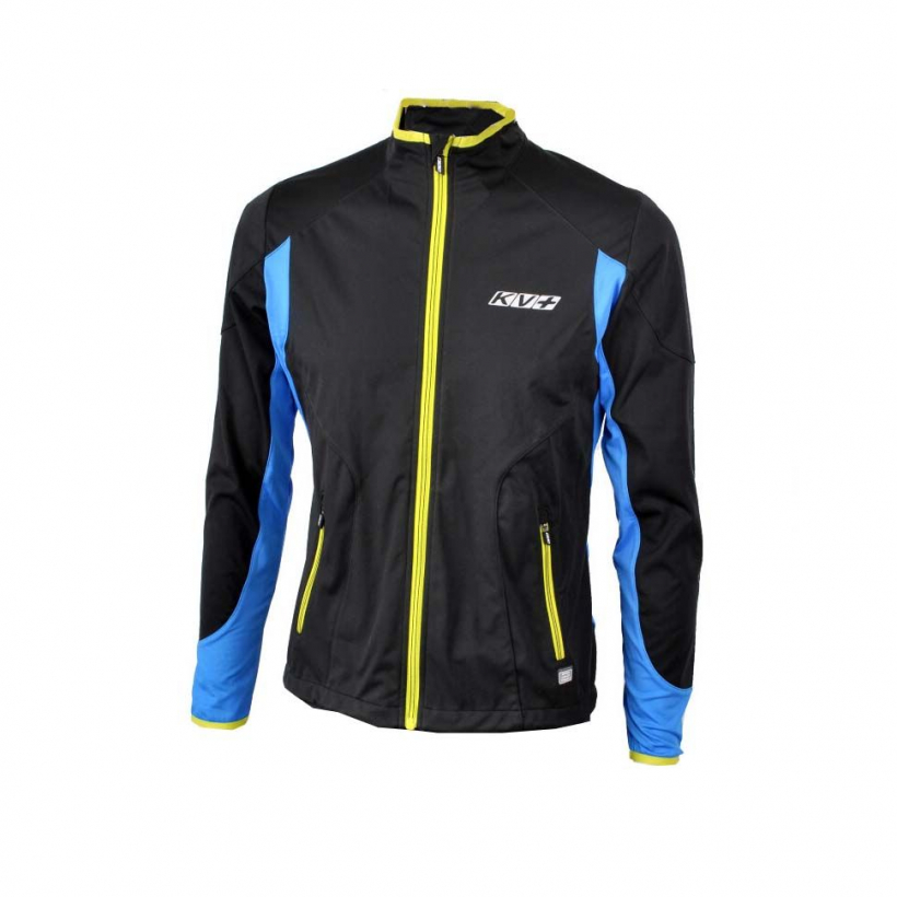 Куртка разминочная KV+ Lahti black/blue мужская (арт. 21V116.12) - 