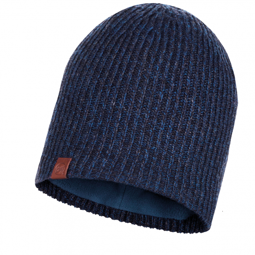 Зимняя шапка Buff Knitted & Polar Hat Lyne Night Blue (арт. 116032.779.10.00) - 