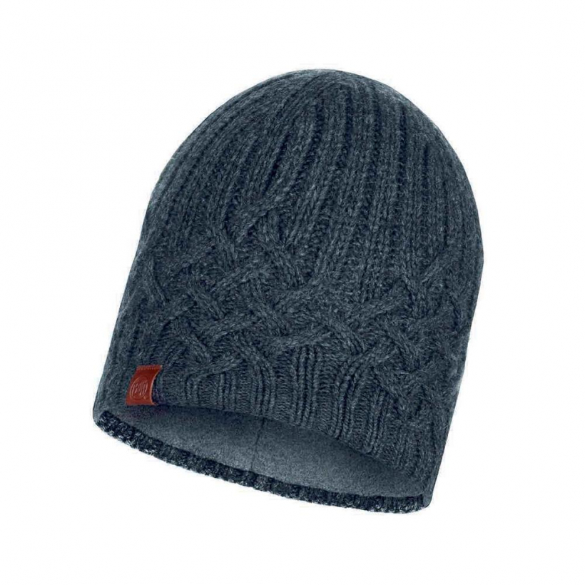 Зимняя шапка Buff Knitted & Polar Hat Helle Graphite (арт. 117844.901.10.00) - 