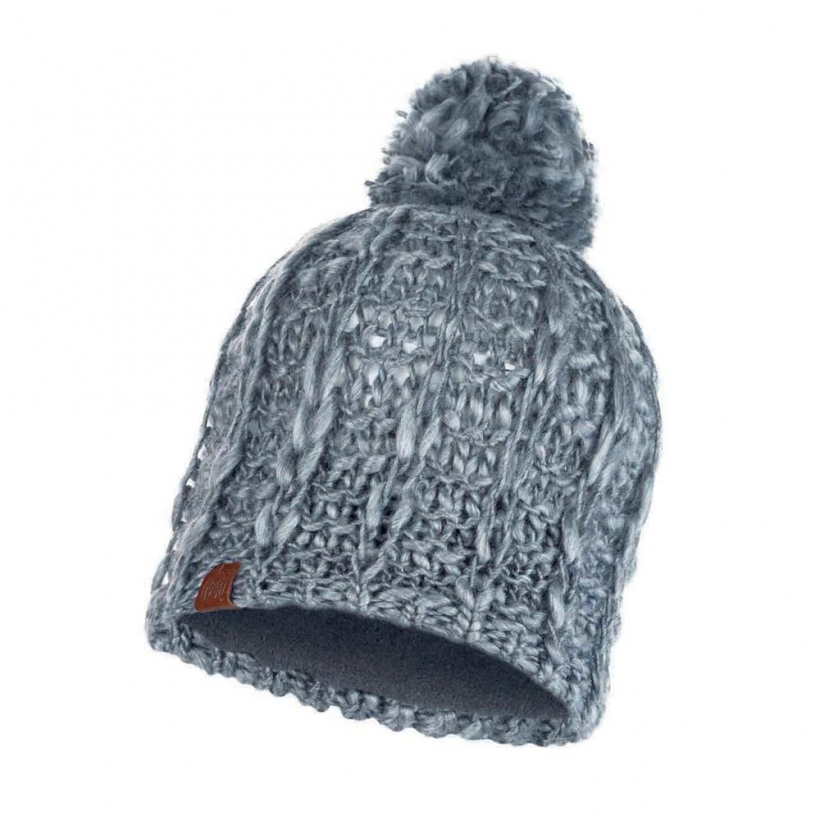Зимняя шапка Buff Knitted & Polar Hat Liv Pebble Grey (арт. 117848.301.10.00) - 