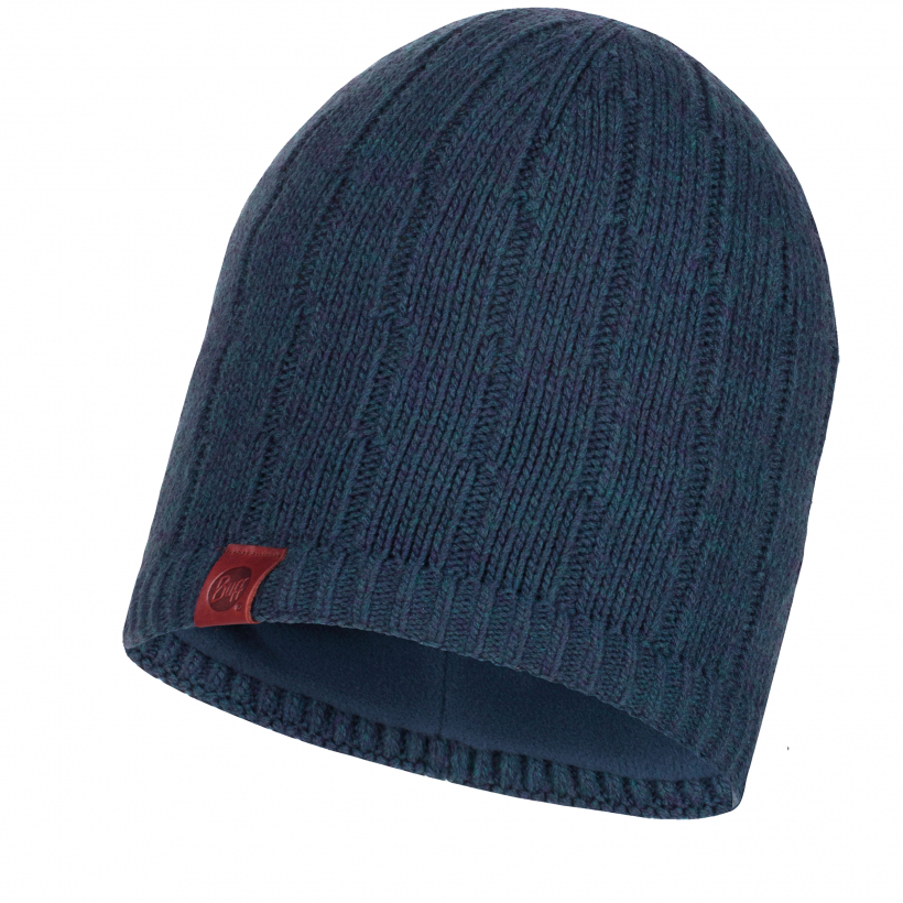 Зимняя шапка Buff Knitted & Polar Hat Jeroen Dark Denim (арт. 117889.766.10.00) - 