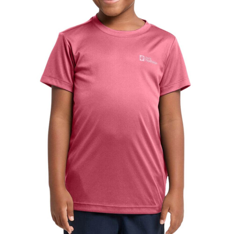 Футболка Jack Wolfskin Active Solid Soft Pink детская (арт. 1609901-2428) - 