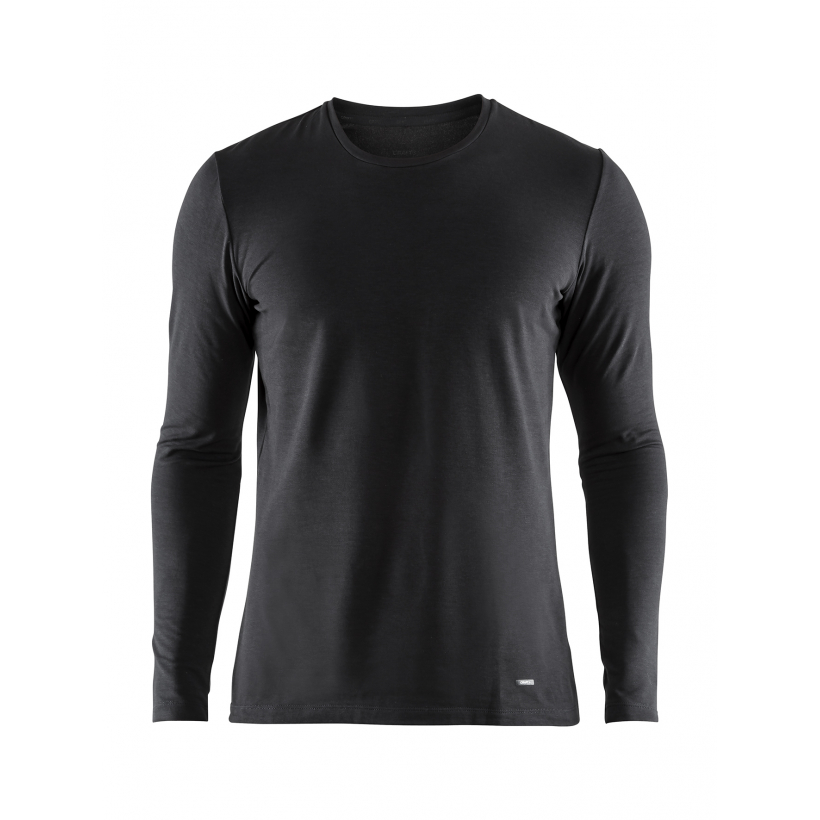 Термобелье рубашка Craft Essential Warm мужская (арт. 1906588) - 999000-черный