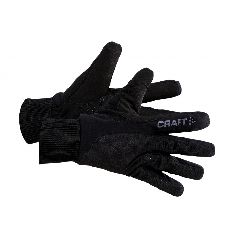 Перчатки для беговых лыж теплые на флисе с ветрозащитой Craft Core Insulate Glove (арт. 1909890) - 999000-черный