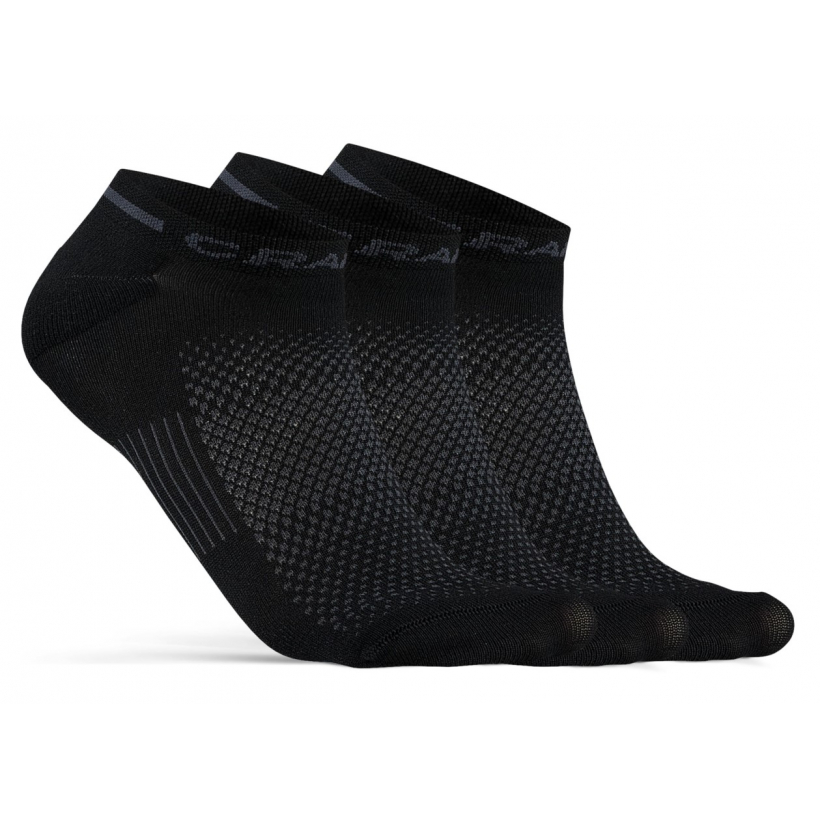 Носки Craft CORE Dry Shaftless Sock 3-Pack (арт. 1910639) - 999000-черный