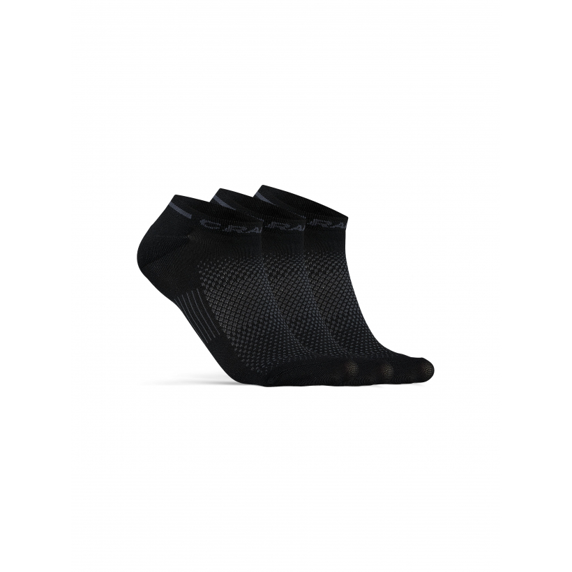 Носки Craft CORE Dry Shaftless Sock 3-Pack (арт. 1910639) - 999000-черный