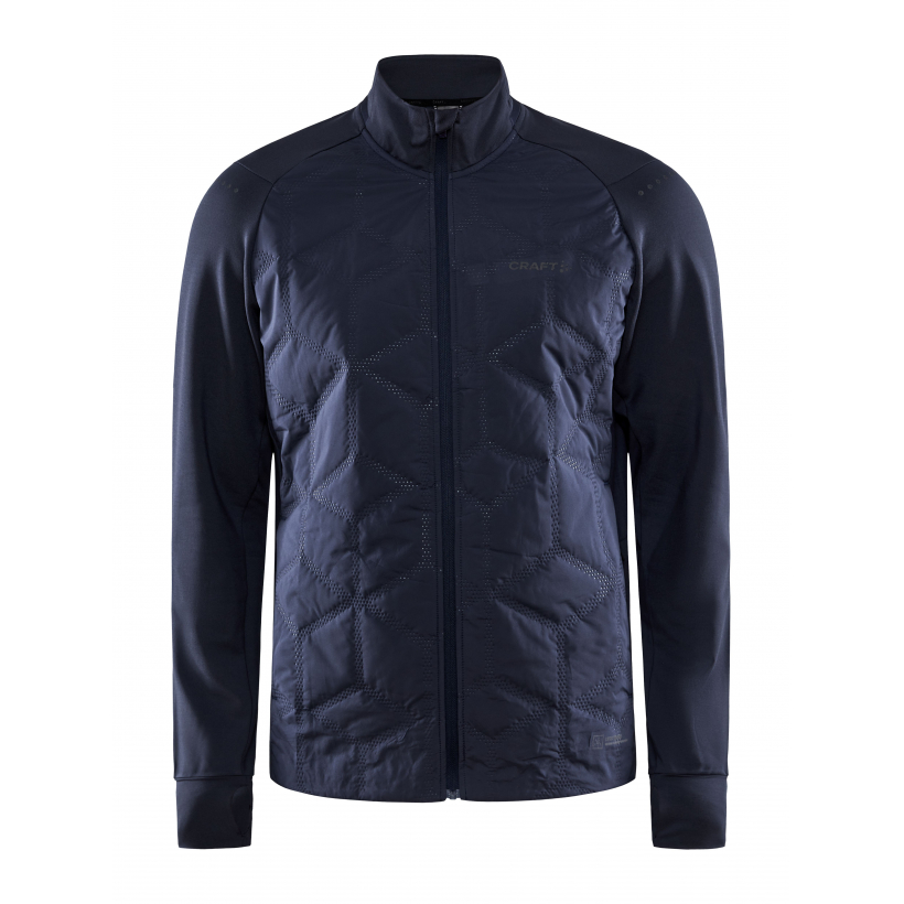 Куртка для бега на микрофлисе с набивкой и мембраной Craft ADV SubZ Running мужская (арт. 1911330) - 375000-синий