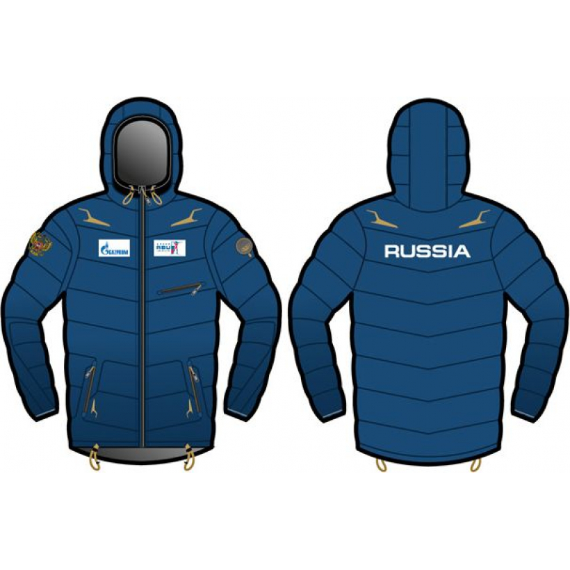 Куртка утеплённая KV+ Dakota grey\blue мужская (арт. 9V130.RUS1) - 