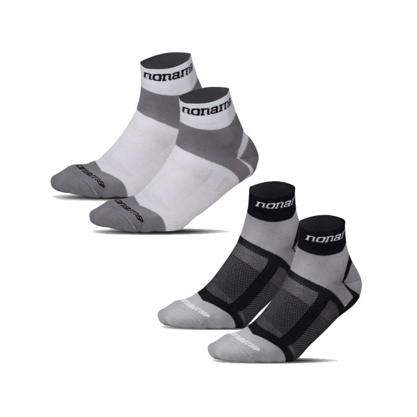Носки Noname Training Socks White/Grey 2 пары (арт. 2000884) - 