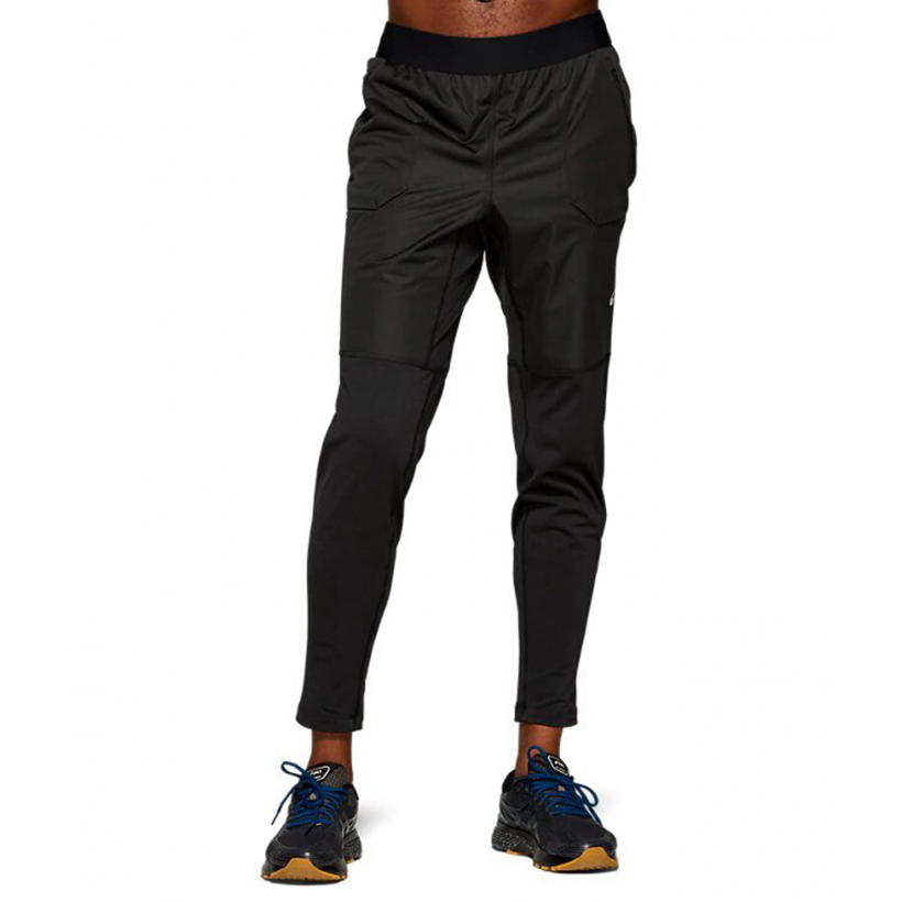 Утепленные ветрозащитные штаны для бега Asics Accelerate Pant мужские (арт. 2011A456) - 001-черный