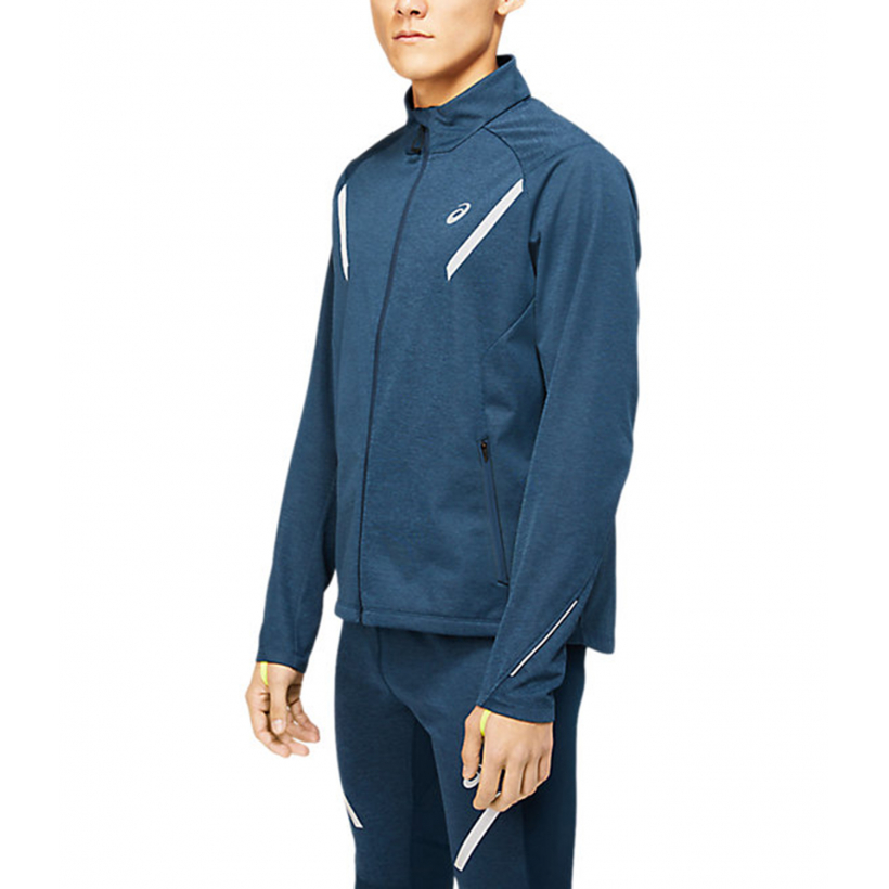 Куртка для бега Asics Lite Show Winter Jacket мужская (арт. 2011C107) - 401-синий