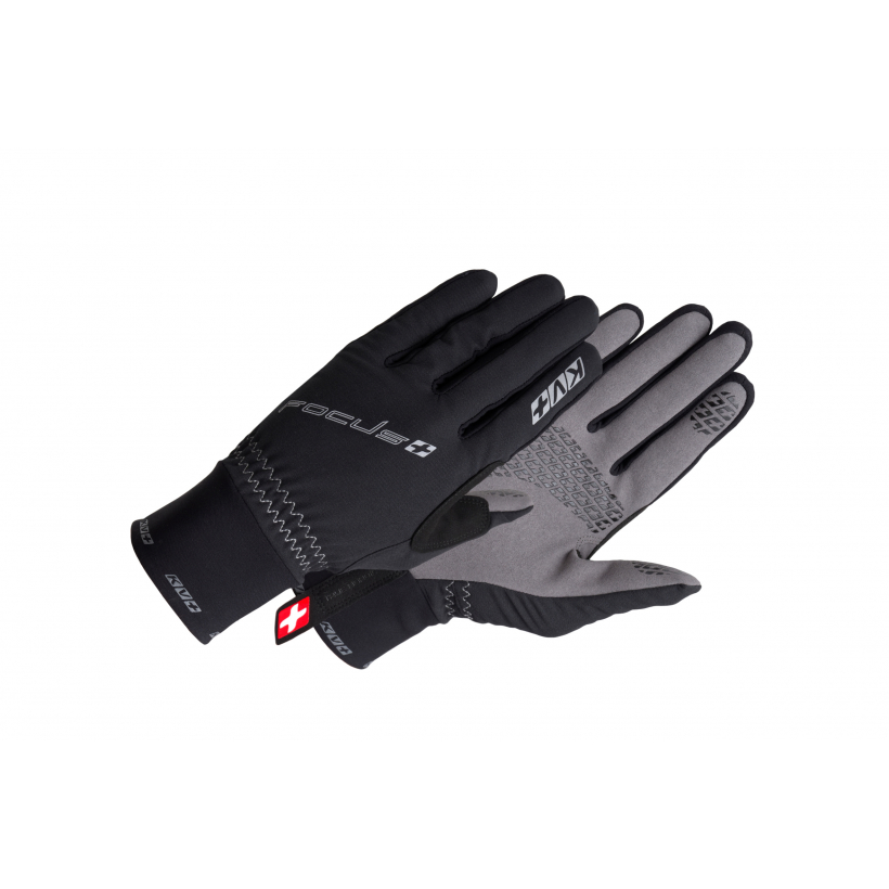 Перчатки KV+ Focus cross country gloves black (арт. 21G07.1) - 