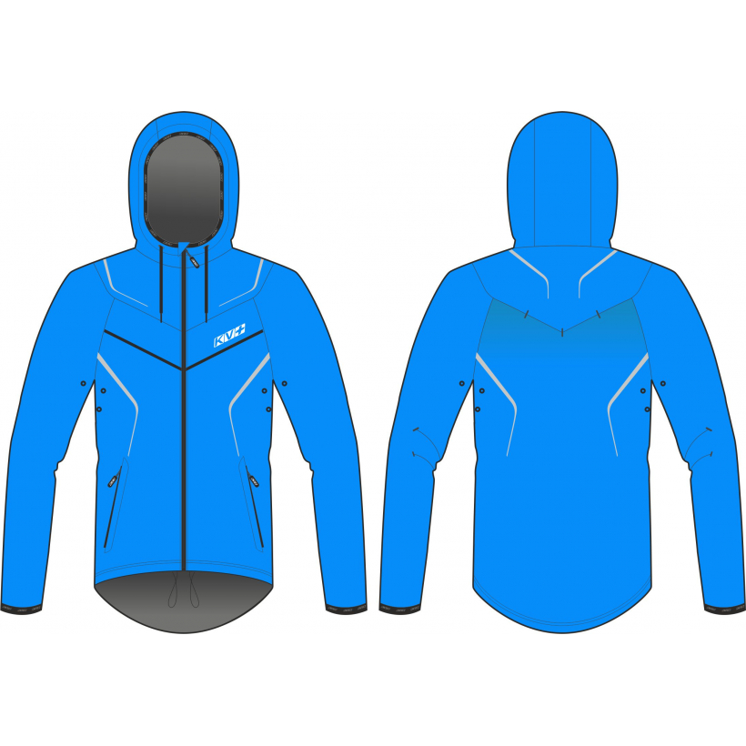 KV+ Ветровка для бега Breeze jacket windproof unisex royal (арт. 21S18.2) - 