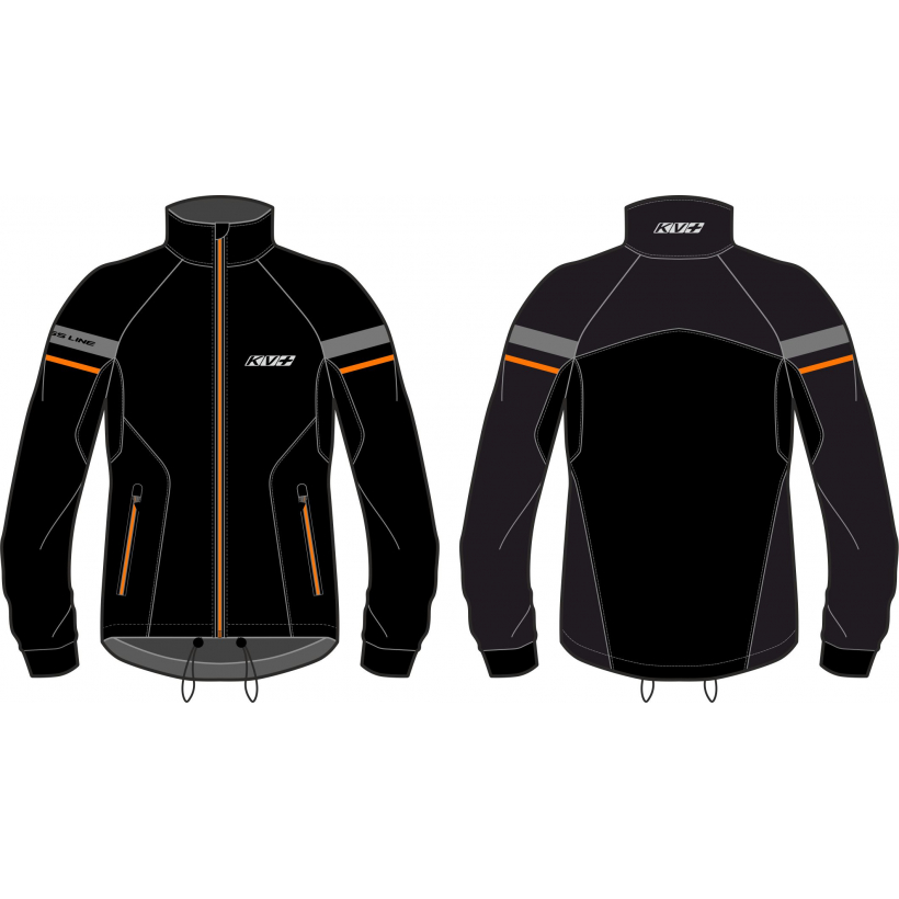 Куртка лыжная KV+ Cross jacket unisex black унисекс (арт. 23V110.1) - 