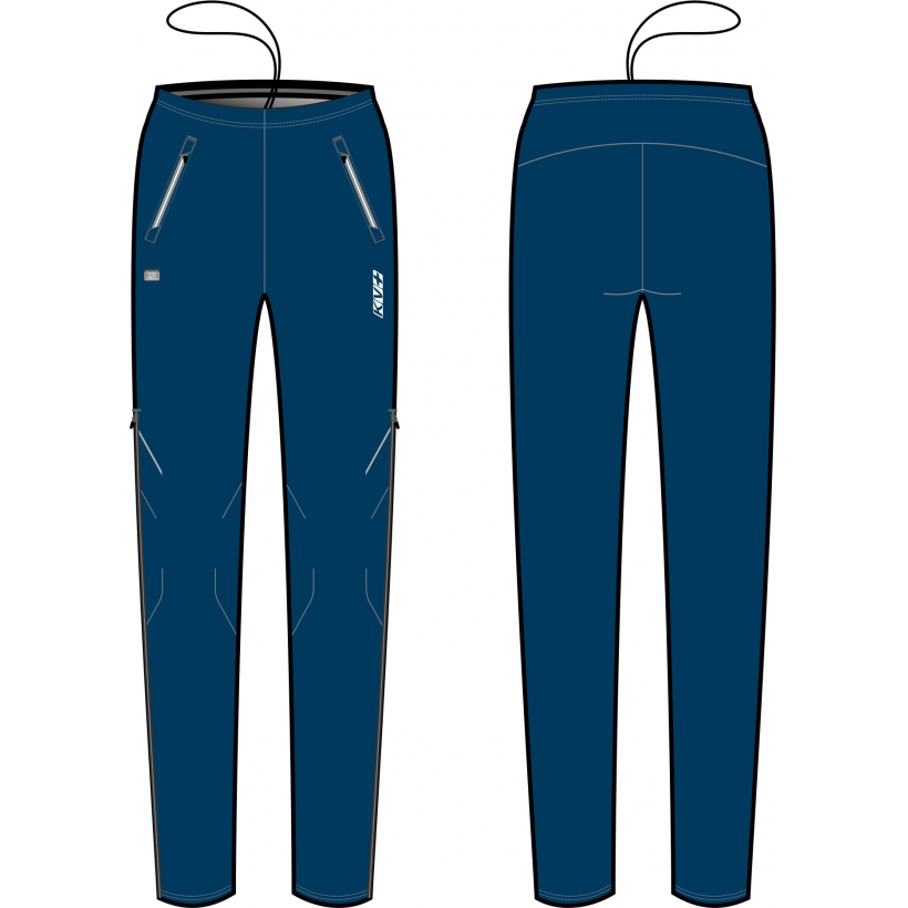 Брюки разминочные KV+ Premium pants navy унисекс (арт. 23V146.4) - 