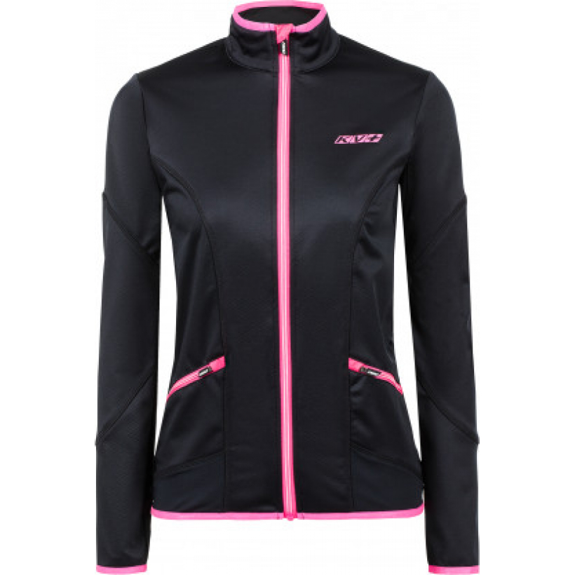 Разминочная куртка KV+ Karina black\pink женская (арт. 20V120.1) - 