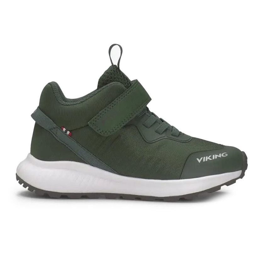 Кроссовки Viking Aery Tau Mid GTX Sneakers Moss Green детские (арт. 3-52760-44) - 