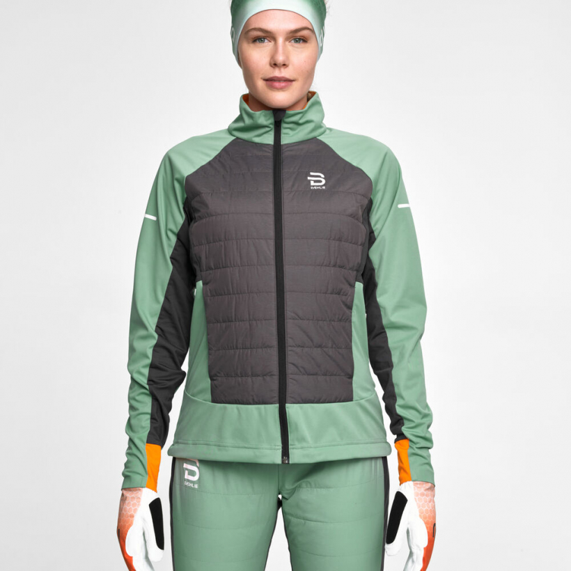 Куртка Bjorn Daehlie Challenge женская (арт. 333217) - 53599-зеленый