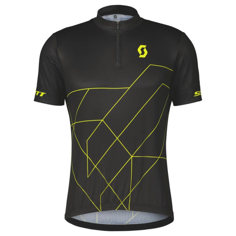 Рубашка Scott RC Team 20 SS Black/Sulphur Yellow мужская (арт. 403131-5024) - 