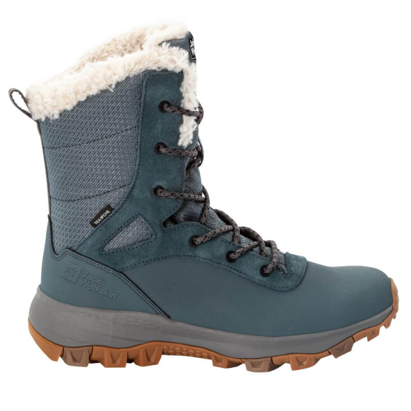 Ботинки Jack Wolfskin Everquest Texapore Snow High Bluish Grey женские (арт. 4053601-1319) - 