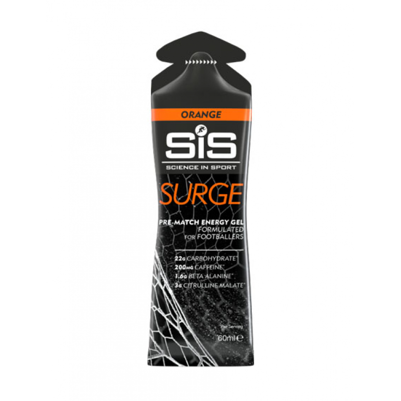 SIS Гель энергетический SURGE PRE-MATCH апельсин, 60 мл (арт. 5025324006335) - 