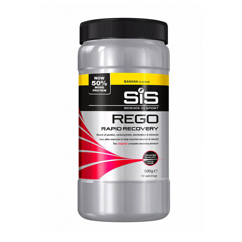 Напиток Sis Rego Rapid Recovery восстановительный углеводно-белковый в порошке банан, 500 г (арт. 5025324007257) - 