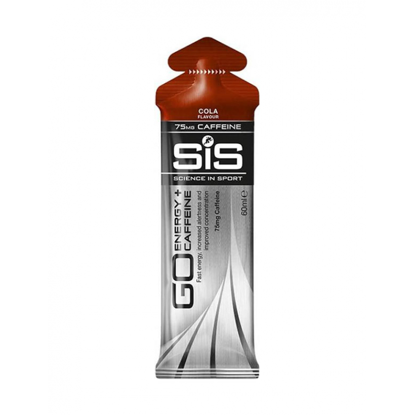 Гель изотонический углеводный с кофеином 75 мг Sis Go Energy + Caffeine Gel кола, 60 мл (арт. 5025324022663) - 