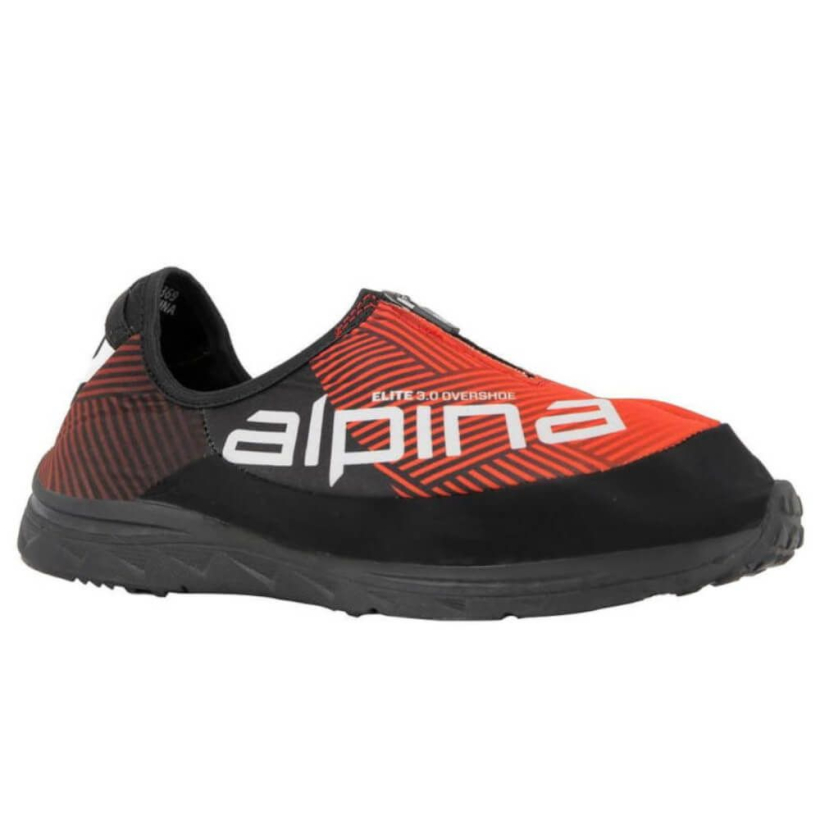 Чехлы-галоши на лыжные ботинки Alpina Elite OS Red/Black/White унисекс (арт. 5168-3K) - 