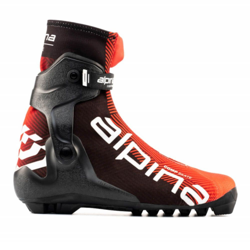 Ботинки лыжные Alpina Comp SK Skate Red/Black/White унисекс (арт. 5371-1) - 