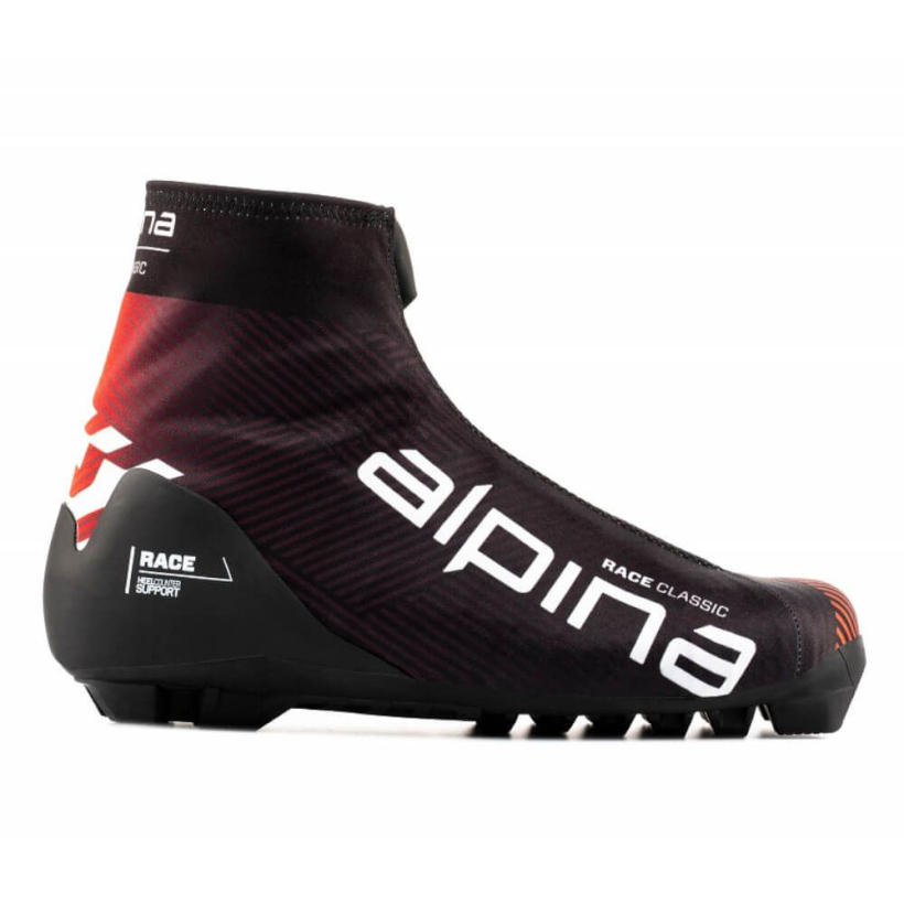 Ботинки лыжные Alpina Race CL Classic Black/Red/White унисекс (арт. 5375-1B) - 