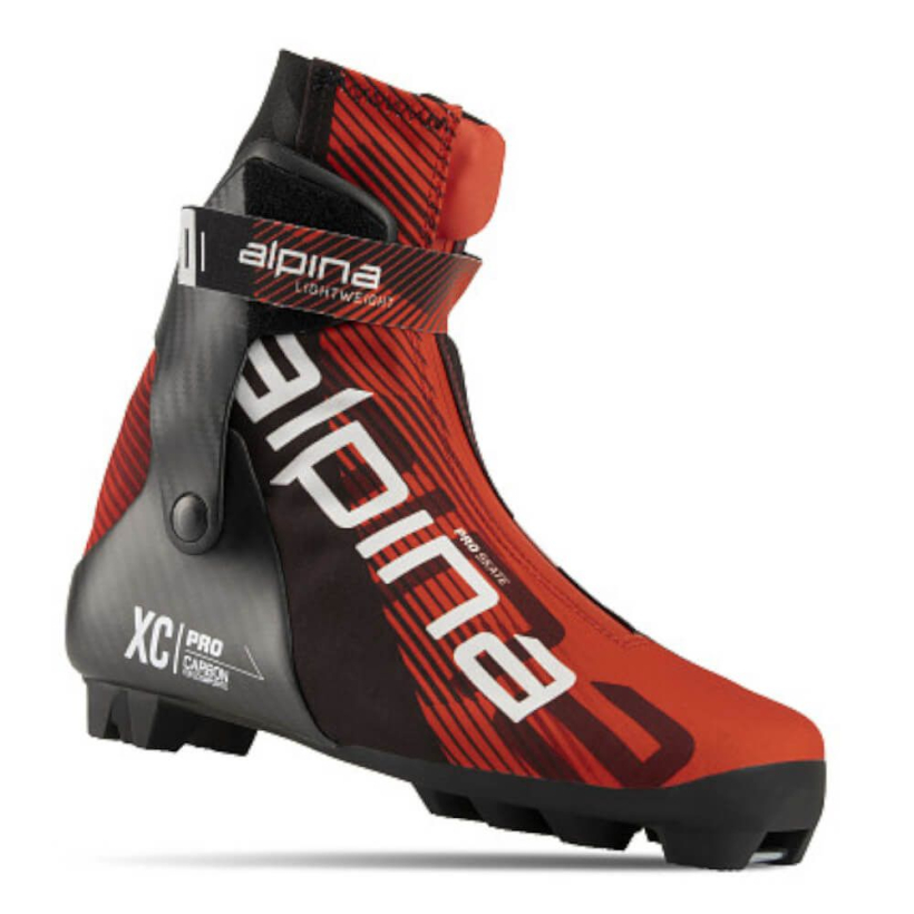 Ботинки лыжные Alpina Pro Skate Red/Black унисекс (арт. 53A1-1B) - 