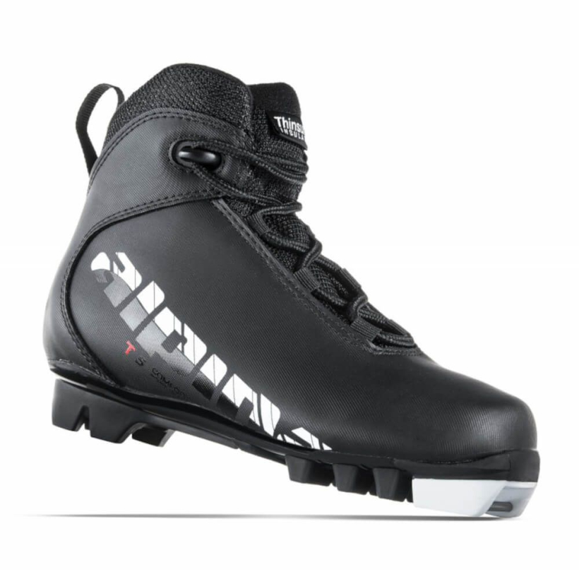 Ботинки лыжные Alpina T5 Black/White детские (арт. 5933-2K) - 