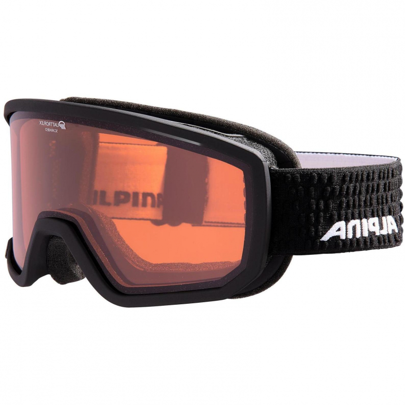Очки горнолыжные Alpina 2018-19 Scarabeo Qh Black Matt Qh S2 (арт. A7248032) - 