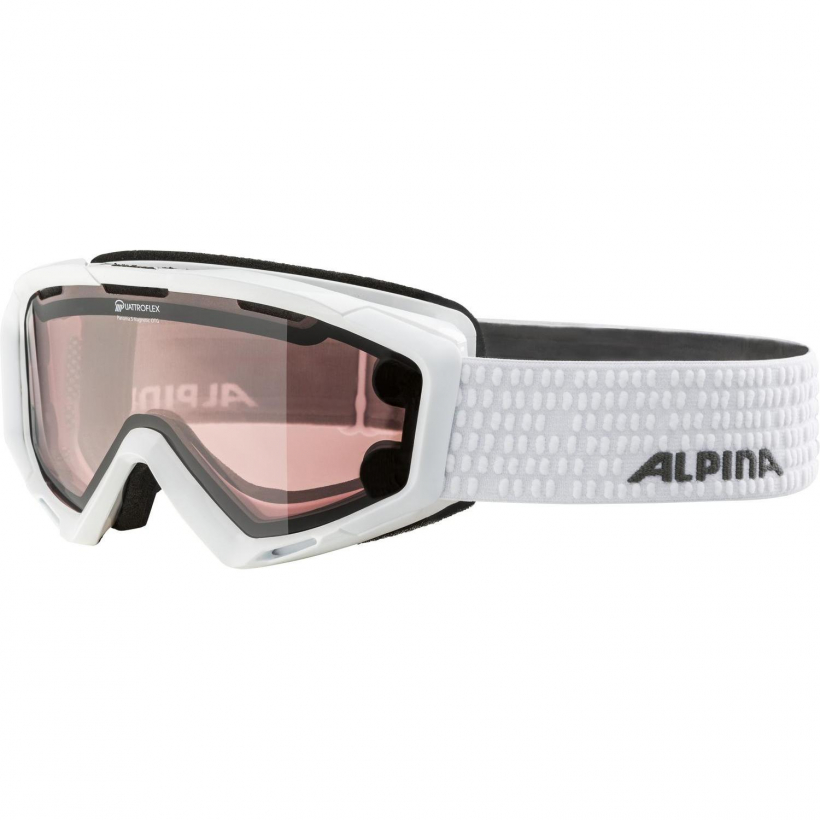 Очки горнолыжные Alpina Panoma S Magnetic Q+S White Q S1 + Sl Black S3 женские (арт. A7087011) - 