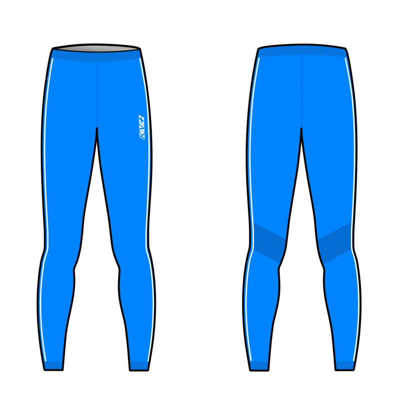 Термобелье KV+ Seamless pants blue унисекс (арт. 7U105.3) - 