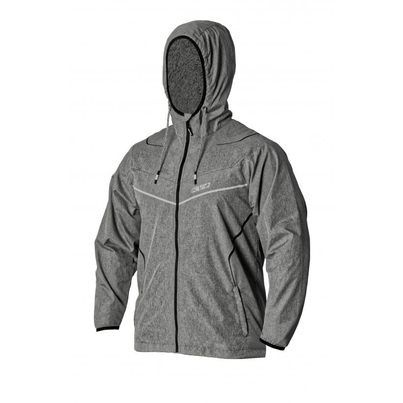 Куртка для бега KV+ Breeze jacket waterproof grey (арт. 8S18.11) - 